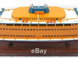 Staten Island Ferry New York 24 Wood Model Boat Assembled