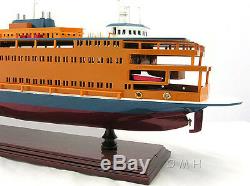 Staten Island Ferry New York 24 Wood Model Boat Assembled