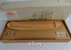 Sterling Models U. S. S Kearsarge Kit D3 Wooden Model Kit Vintage Never Built Boat