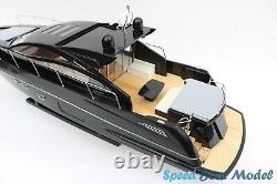 Sunseeker Predator 64 Black Modern Yacht Model 35? Wooden Model Boat