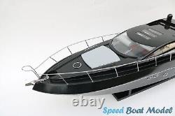Sunseeker Predator 64 Black Modern Yacht Model 35? Wooden Model Boat