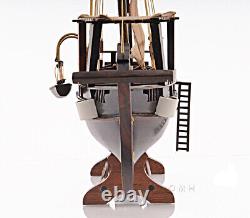 Swahili Zanzibar Arabian Dhow Wood Ship Model 30 Sailboat Fully Assembled Boat
