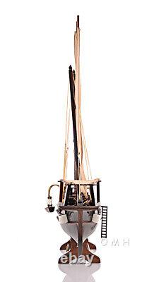 Swahili Zanzibar Arabian Dhow Wood Ship Model 30 Sailboat Fully Assembled Boat