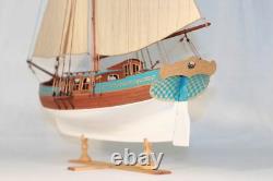 Sweden Yacht Sail Boat Scale 124 21 540 mm Wood Ship Model kit Shi cheng