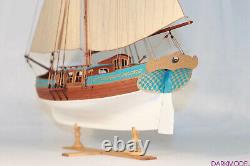 Sweden Yacht Sail Boat Scale 124 21 540 mm Wood Ship Model kit Shi cheng