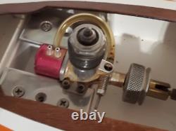 Tether Race Boat Hydroplane Miss Thriftway U-60 Model Kit Built with Water Motor