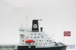 Texaco Stockholm 80cm Model Ship Detailed Wooden Oil Tanker Display