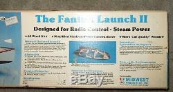 The Fantail Launch II All Wood Model Kit #958 Boat Only Steam Power Midwest NEW