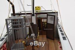 The ORCA from the movie JAWS Wooden Fishing Boat Model 35 RC Ready