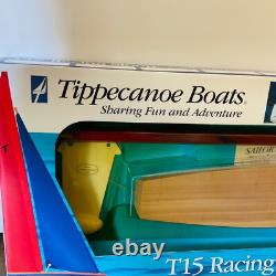 Tippecanoe Boat Kit Model T15 Racing Sloop Sailboat Assembly Kit Line From Shore