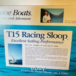 Tippecanoe Boat Kit Model T15 Racing Sloop Sailboat Assembly Kit Line From Shore