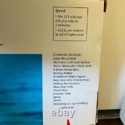 Tippecanoe Boat Kit Model T15 Racing Sloop Sailboat Assembly Kit Line From Shore