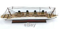 Titanic Wood Wooden Model Cruise Liner Ship Boat 23 Nautical Display Collection