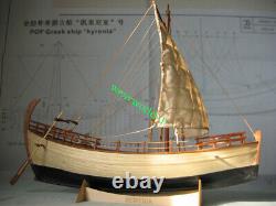 Trade Boat Kyrenia Greek Ancient 148 13.7'' 350mm Wood Model Ship Kit Shicheng