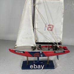 Transiciel Racing Boat Yacht Sens 6 Wooden Model 22 Height