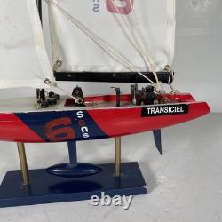 Transiciel Racing Boat Yacht Sens 6 Wooden Model 22 Height
