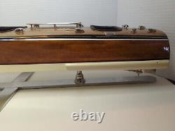 Triple Cockpit Model Wooden Boat AS183