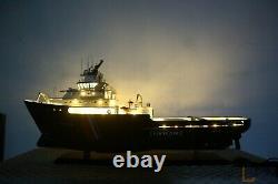 Tug Boat Abeille Bourbon Model Ship With Lights