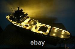 Tug Boat Abeille Bourbon Model Ship With Lights