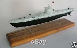 Type IX-C U-505 Boat Submarine Desktop Wood Model New