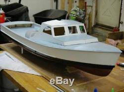 USCG 40 foot utility ship boat 1/12 scale RC model wood kit