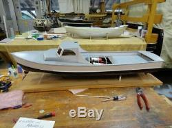 USCG 40 foot utility ship boat 1/12 scale RC model wood kit