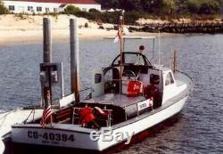 USCG 40 foot utility ship boat 1/12 scale RC model wood kit