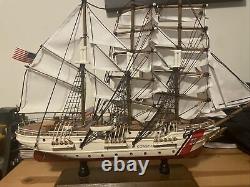 USCG Barque Eagle Coast Guard Model Replica Ship 28 X19 1/2