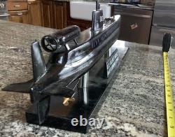 USSHalibut SSGN 587 Spy Boat Submarine Mahoghany Wood Model -BIG 20