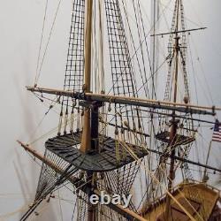 USS Bonhomme Richard Scale 148 1468mm 58 Museum level Wooden Model Ship Kit