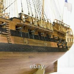 USS Bonhomme Richard Scale 148 58 Pear+Boxwood TOP Version Wood Model ship kit