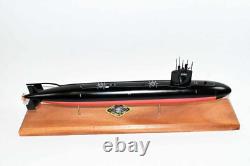 USS Cavalla SSN-684 Submarine Model, US Navy, Scale Model, Mahogany, Sturgeon