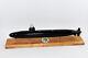 Uss Columbia Ssn-771 (black Hull) Submarine Model, Navy, Scale Model, Mahogany, 20