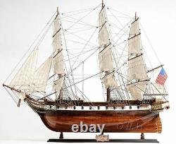 USS Constellation Frigate Tall Ship 38 Wood Model Sailboat Assembled