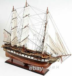 USS Constellation Frigate Tall Ship 38 Wood Model Sailboat Assembled