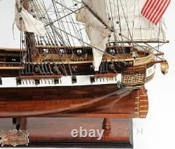 USS Constellation Frigate Tall Ship 38 Wood Model Sailboat Assembled