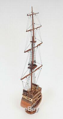 USS Constitution Cross Section Tall Ship 34 Built Wood Model Boat Assembled