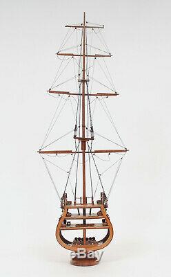 USS Constitution Cross Section Tall Ship 34 Built Wood Model Boat Assembled