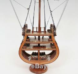 USS Constitution Cross Section Tall Ship 34 Built Wood Model Boat Assembled