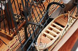 USS Constitution Old Ironsides Wooden Tall Ship Model 38 Sailboat Boat Model