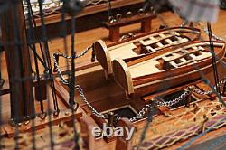 USS Constitution Old Ironsides Wooden Tall Ship Model 38 Sailboat Boat Model