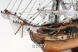 USS Constitution Old Ironsides Wooden Tall Ship Model 38 Sailboat Built Boat