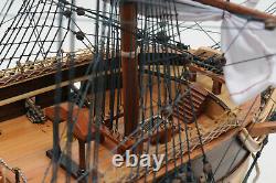 USS Constitution Old Ironsides Wooden Tall Ship Model 38 Sailboat Built Boat