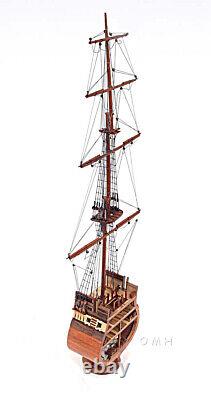 USS Constitution Tall SHIP CROSS SECTION 34 Wood Model Nautical Decor Display