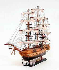 USS Constitution Wooden Tall Ship Model 22 Old Ironsides Fully Assembled Boat