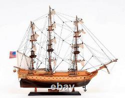 USS Constitution Wooden Tall Ship Model 22 Old Ironsides Fully Assembled Boat