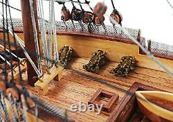 USS Constitution Wooden Tall Ship Model 22 Old Ironsides Fully Assembled Boat