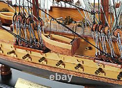 USS Constitution Wooden Tall Ship Model 22 Old Ironsides Fully Assembled Boat