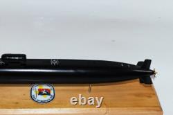 USS Dallas SSN-700 Black Hull with Dry Dock Flt I Submarine Model