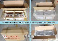 USS KNOX FF 1052 ship 100cm (39.4) Wooden model boat High quality